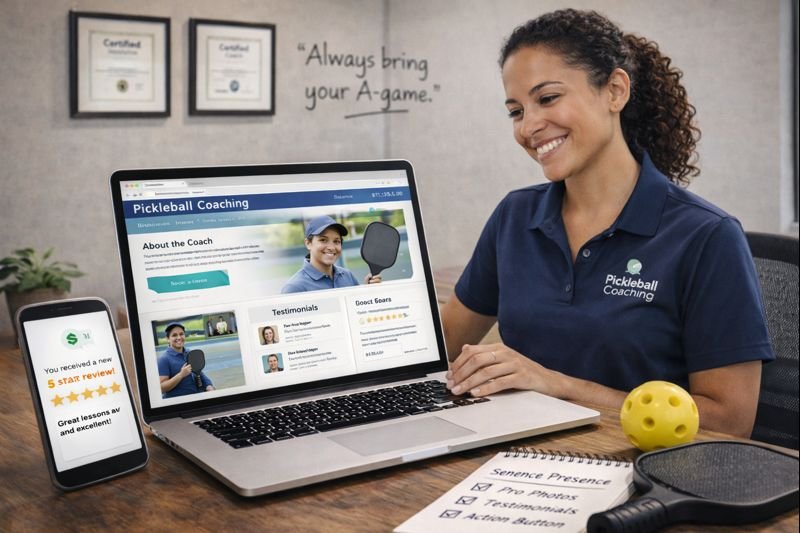How Pickleball Coaches Can Look More Professional Online
